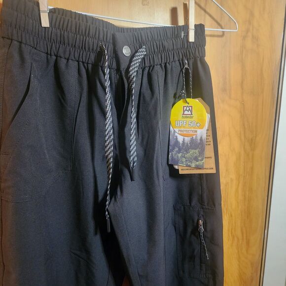 New Avalanche Supply Pants Women's XS Black Woven Straight Mid Rise Pocket - Picture 8 of 8